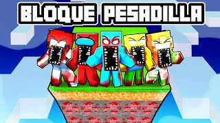 Sobreviviendo en Un BLOQUE de PESADILLA en Minecraft!