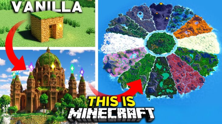 Transforming EVERYTHING in Minecraft  – The Ultimate Survival World 2.0
