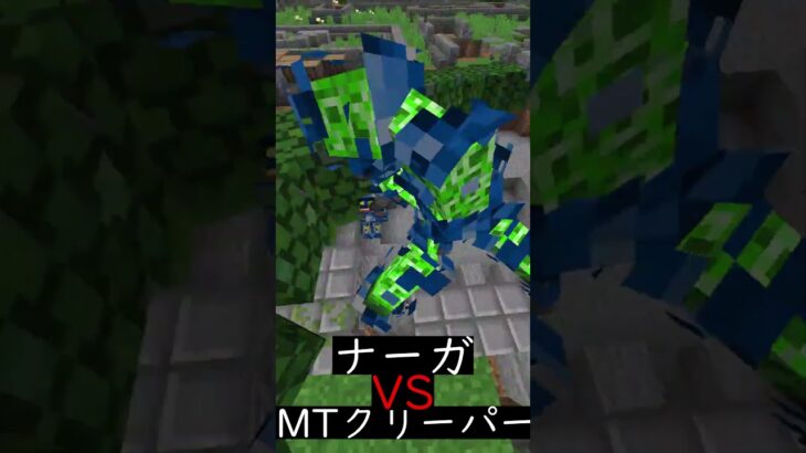 ナーガVSミュータントクリーパー【マイクラ】