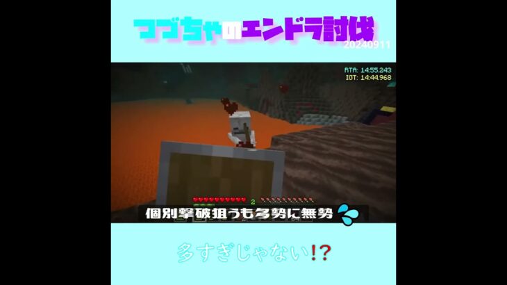 【マイクラ】多すぎじゃない！？　 fromつづちゃのエンドラ討伐！2024/09/11　#Minecraft　#Shorts
