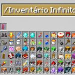 jogando com INVENTÁRIO INFINITO no minecraft