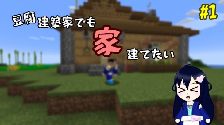 [minecraft] #1 豆腐建築家でも家が建てたい