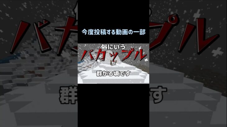 【マイクラ】バカップル爆発させてみた #マイクラ #コマンド #マインクラフト #統合版コマンド #minecraft #コマンドブロック #バカップル