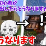 【検証】建築初心者が本気出したらどうなるのか？　#マインクラフト #minecraft #ゆっくり実況