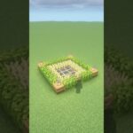 【マイクラ】簡単に作れる地下拠点【マイクラ建築】 #minecraft #マイクラ #マインクラフト #shorts