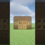 【マイクラ】簡単に作れるミニ初期拠点【マイクラ建築】 #minecraft #マイクラ #マインクラフト #shorts