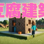 【マイクラ】初心者向け！可愛い四角い家の作り方 #いるクラ #マイクラ #shorts