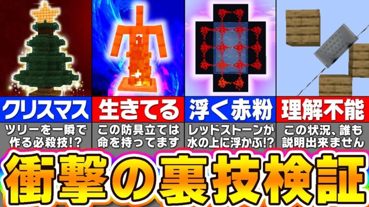 【マイクラ】絶対にありえないバグ裏技を実際に検証した結果が凄すぎるｗ【まいくら・マインクラフト】