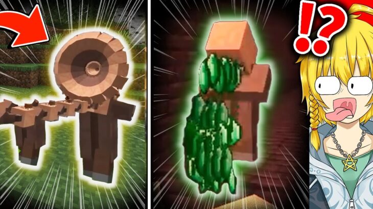 【マイクラ】暴走した村人がキモ過ぎるマインクラフト【まいくら・マインクラフト】