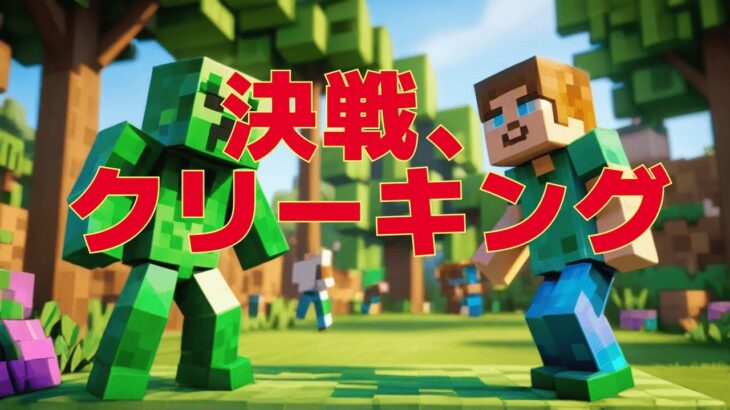 【マイクラ】ペールガーデンでクリーキングと対決！ #いるクラ #マイクラ