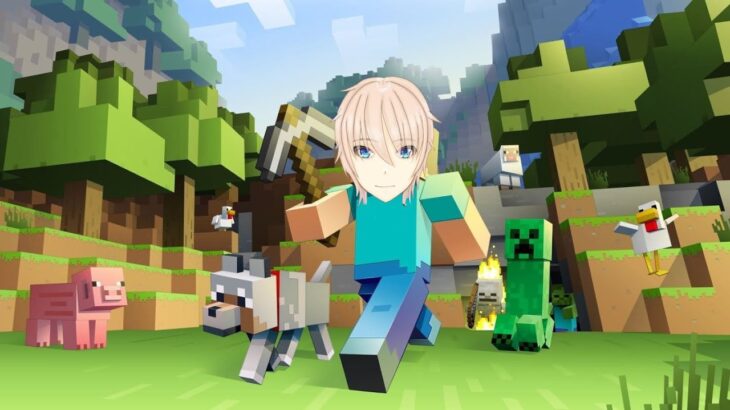 【参加型】＃４　家の素材集めとかやるかな？　【マイクラ】