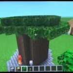 マイクラ　マインクラフト　木の家　作ってみた