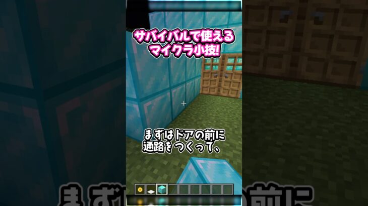 マイクラでゾンビから家を守る装置のつくりかた！ 【マイクラ解説･豆知識･裏技】