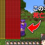 絶対に死なない世界で死んでみた【マイクラ】【ゆっくり実況】