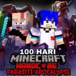 100 Hari di Minecraft Hardcore Parasite Apocalypse