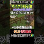 #13【マイクラ】引き続きエンチャントしたいから司書ガチャするマイクラ初心者 #shorts #マイクラ #マインクラフト #minecraft #ゲーム実況 #切り抜き