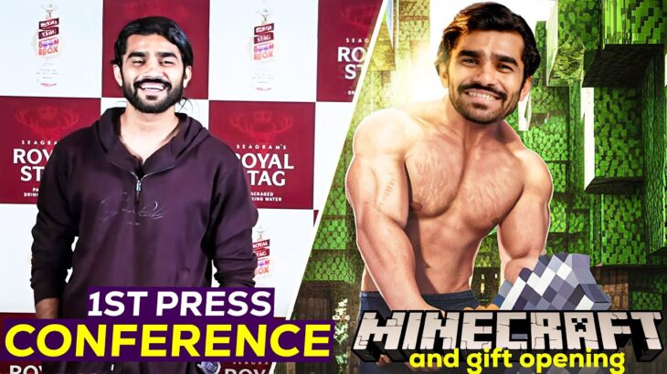 खरेदी की बातें और अपनी 1st Press Conference  | MINECRAFT & Talks | Day 12