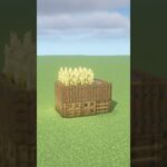 【マイクラ】簡単に作れる3×2の初期拠点【マイクラ建築】【Minecraft】 #minecraft #マイクラ #マインクラフト #shorts