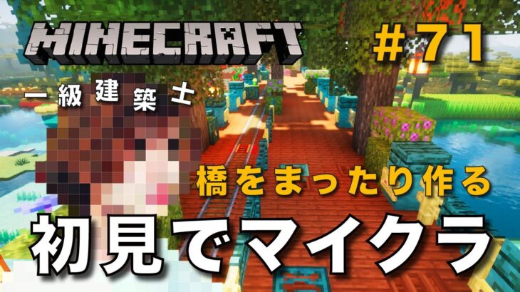 【マイクラ】一級建築士が建築しながら初見でマイクラを配信 #71【Minecraft / マインクラフト / 配信 / 実況】