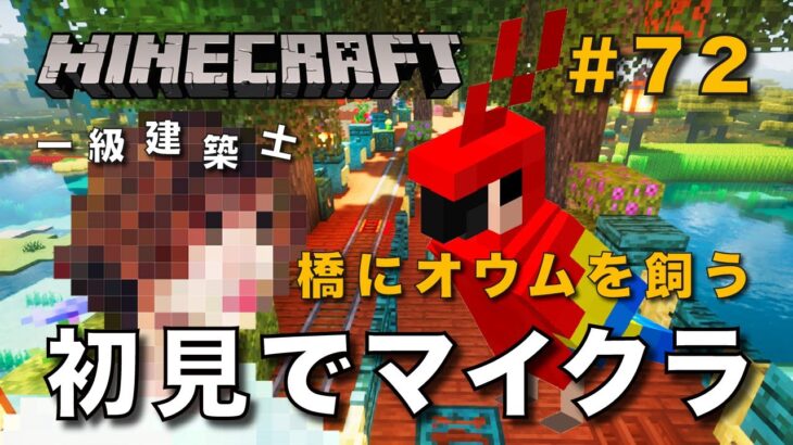 【マイクラ】一級建築士が建築しながら初見でマイクラを配信 #72【Minecraft / マインクラフト / 配信 / 実況】