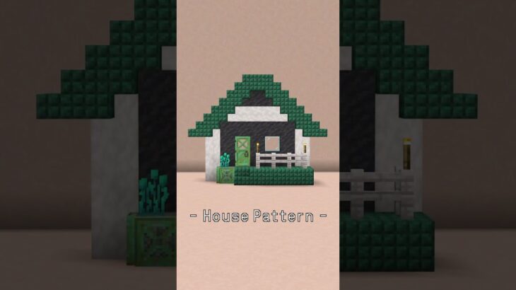 アクセントカラーのある家のカラーアイデア7選【Minecraft】【#Shorts】 #マイクラ #minecraft #マインクラフト #マイクラ建築