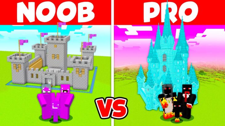 BATALHA DE BUILDS DE NOOB vs PRO NO MINECRAFT