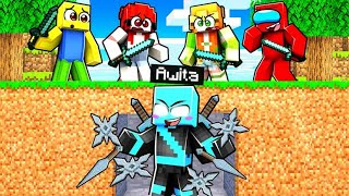 Cazadores VS Awita NINJA en Minecraft!