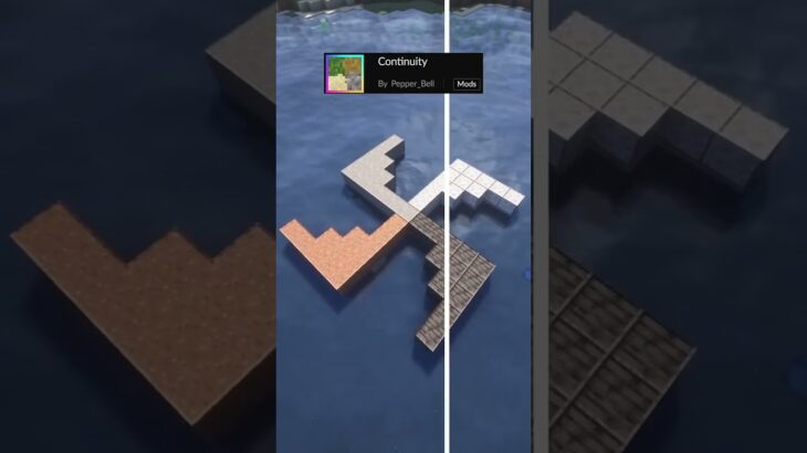 Continuity Mod for Minecraft | #minecraft #gaming #shorts #modsforminecraft #mods #modedminecraft