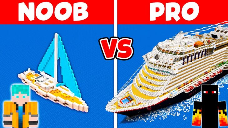 Cruzeiro de NOOB vs PRO no Minecraft