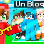 Encerré a Mis Amigos 24H en UN BLOQUE en Minecraft!