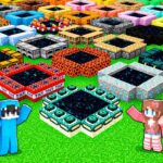 Encontramos 1000 PORTALES SECRETOS en Minecraft!