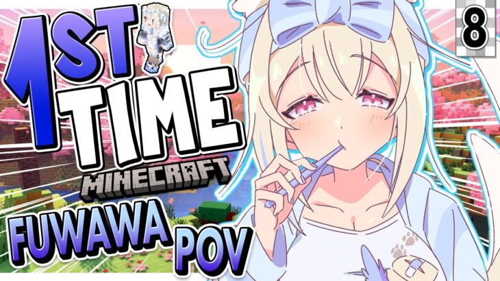 【FWMC MINECRAFT JOURNEY】fluffy return to our mining journey 🐾【FUWAWA POV】