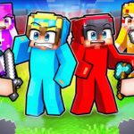 GIRL HUNTERS vs BOY SPEEDRUNNERS SHOWDOWN in Minecraft!