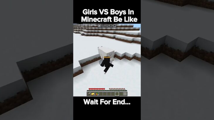 Girls Vs Boys In Minecraft || Minecraft Funny Video 😂 #shorts #short #minecraft #minecraftshorts