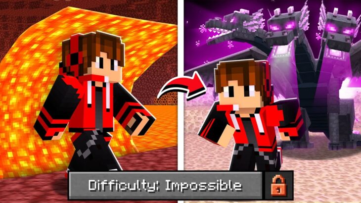 I Played Minecraft On *IMPOSSIBLE* Difficulty….