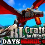 I Survived 100 Days in RLCraft DREGORA in Minecraft Hardcore!