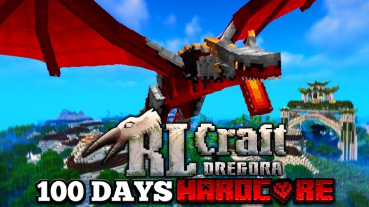 I Survived 100 Days in RLCraft DREGORA in Minecraft Hardcore!