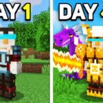 I Survived 400 Days in CRAZY CRAFT in Minecraft Hardcore!