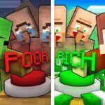 JJ and Mikey Choose POOR or RICH in Minecraft – Maizen