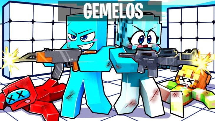 Jugamos RIVALS con Mi HERMANA GEMELA en Minecraft!