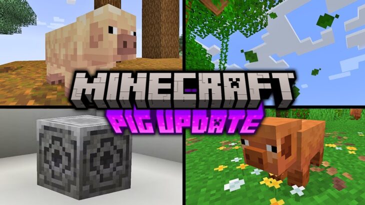 MINECRAFT 1.22 UPDATE: NEW PIGS, LEAF LITTER, FALLING LEAVES & MORE ADDED!