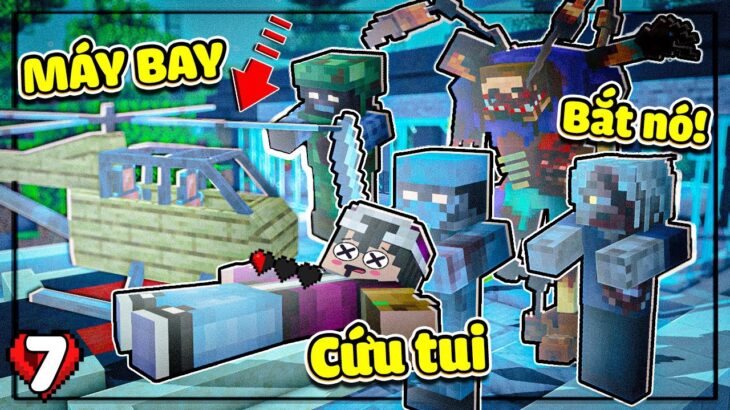 MINECRAFT VÙNG ĐẤT ZOMBIE * TẬP 7 | LỘC CHẾ TẠO MÁY BAY VÀ THỬ ĐỘT NHẬP VÀO BỆNH VIỆN ZOMBIE NHƯNG😨😵