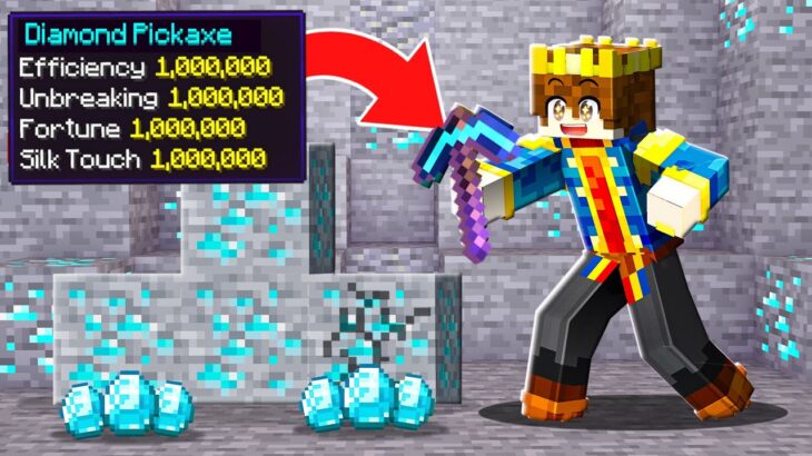 Minecraft But You ENCHANT EVERY TIME You Mine !!