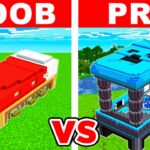 Minecraft NOOB vs PRO: Base Dentro de La CAMA en Batalla de Construcción