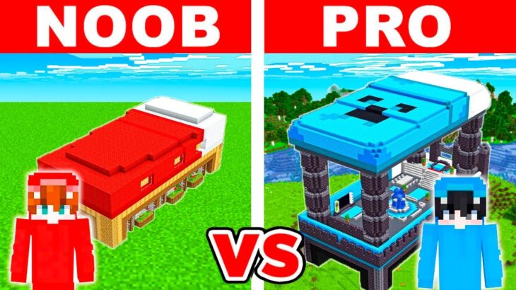 Minecraft NOOB vs PRO: Base Dentro de La CAMA en Batalla de Construcción