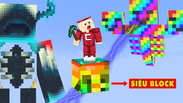 Minecraft Nhưng Sinh Tồn Trên 1 Siêu Block