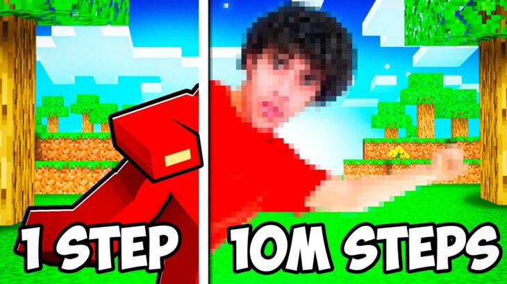 Minecraft but Steps = Realism