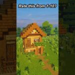 Minecraft wooden house easy #shorts #minecraft #minecraftbuilding