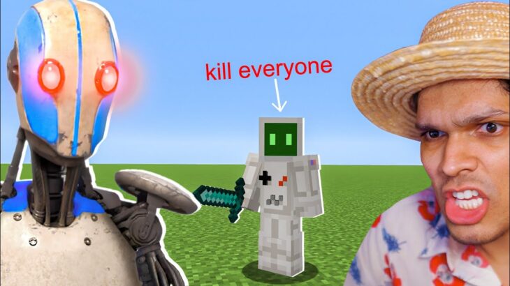 My Robot Friend is PSYCHO in Minecraft 🤖