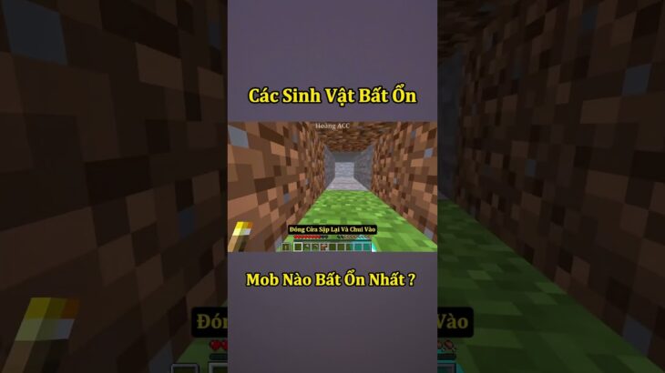 Những Sinh Vật Bất Ổn Nhất Minecraft 🤣 #shorts